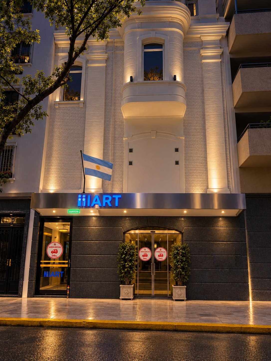 Fachada de Clínica IART, Billinghurst 31